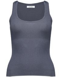 Max Mara - Ribbed-Knit Tank Top - Lyst