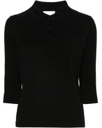 Allude - Fine-knit Polo Shirt - Lyst