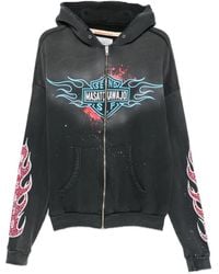 Secnd Slf - Masato Kawajo Firestorm Zip-Up Cotton Hoodie - Lyst