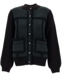 Barrie - Colour-Block Cardigan - Lyst