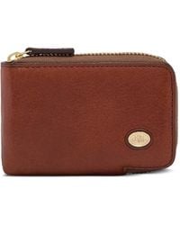 The Bridge - Logo-Plaque Leather Card Holder - Lyst