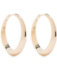 Lizzie Mandler - Pendientes de aro XL en oro amarillo de 18 ct - Lyst
