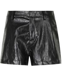 FEDERICA TOSI - Crinkled-Finish Belt-Loops Shorts - Lyst