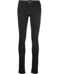 Philipp Plein - High-Rise Skinny Jeggings - Lyst