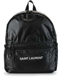 Saint Laurent Leather Ysl Nuxx Backpack in Black - Lyst