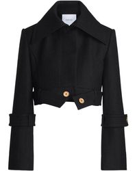 Patou - Belted Wide-Lapel Jacket - Lyst