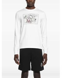 Moncler - Graphic-Print Long-Sleeve T-Shirt - Lyst