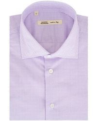 Maurizio Baldassari - Check-Pattern Cotton Shirt - Lyst