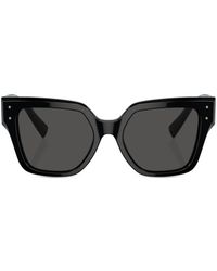 Dolce & Gabbana - Transparent Square-frame Sunglasses - Lyst