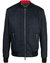 Billionaire - Crest Monogram-Print Bomber Jacket - Lyst