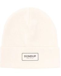 Dondup - Beanie mit Logo-Etikett - Lyst