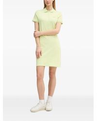 Lacoste - Logo-Patch Short-Sleeve Mini Dress - Lyst