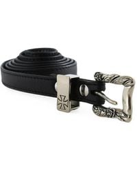 Enfants Riches Deprimes - Carved-Buckle Leather Belt - Lyst