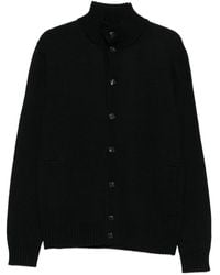 Zanone - High-Neck Button-Fastening Cardigan - Lyst