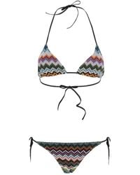 Missoni - Chevron-Design Bikini Set - Lyst