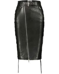 Balenciaga - ベルテッド ペンシルスカート - Lyst