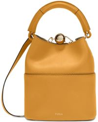 Furla - Sfera レザーバケットバッグ ミニ - Lyst