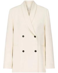 Loulou de Saison - Sira Double-Breasted Shawl-Collar Jacket - Lyst