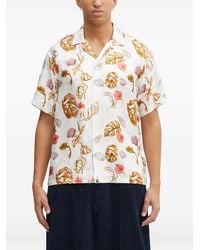 A Bathing Ape - Overhemd Met Bloemenprint - Lyst