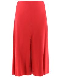 Valentino Garavani - Front-Slit Midi Skirt - Lyst