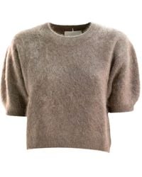 Lisa Yang - T-Shirt Con Maniche A Palloncino - Lyst