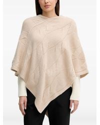 Benetton - Capa de punto de ochos - Lyst