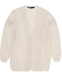 Bimba Y Lola - Lace-Trim Cardigan - Lyst