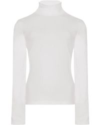 Rosetta Getty - Snap Turtleneck Top - Lyst