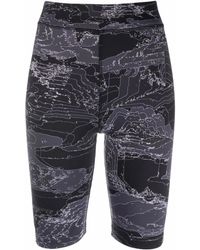 McQ - High-Rise Fitted Cycling Shorts - Lyst
