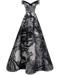 Gemy Maalouf - Draped-Skirt Maxi Dress - Lyst