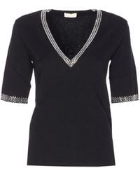 Liu Jo - Short Sleeves Sweater - Lyst