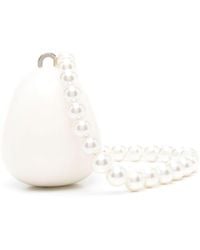 Simone Rocha - Borsa nano egg con tracolla in perle - Lyst