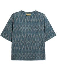 Momoní - Iora Embossed Effect Jacquard T-Shirt - Lyst