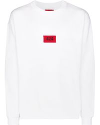 424 - Sweatshirt mit Logo-Patch - Lyst