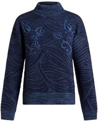 Etro - Jacquard Turtleneck Sweater - Lyst