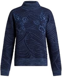 Etro - Jacquard Turtleneck Sweater - Lyst