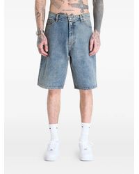 Daily Paper - Embroidery Denim Shorts - Lyst