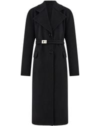 Ferragamo - Wool-Blend Coat - Lyst