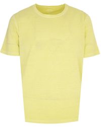 120% Lino - T-Shirt À Manches Courtes - Lyst