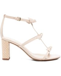 Alexandre Birman - Knot-Detail Leather Sandals - Lyst
