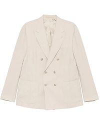 Eleventy - Double-Breasted Blazer - Lyst
