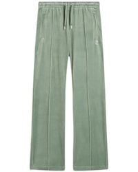 Juicy Couture - Diamanté-Logo Velour Track Pants - Lyst