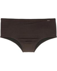 Amir Slama - Logo-Plaque Swim Trunks - Lyst