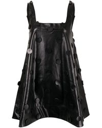 ShuShu/Tong - Appliqué Detail Flared Mini Dress - Lyst
