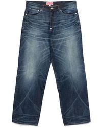 KENZO - Faded-Effect Jeans - Lyst