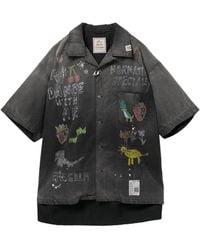 Maison Mihara Yasuhiro - All-Over Graphic Print Shirt - Lyst