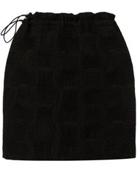 Bottega Veneta - Drawstring Mini Skirt - Lyst