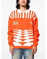 PUMA - Trui Met Polokraag En Grafische Print - Lyst
