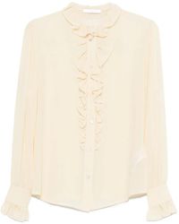 Vivetta - Ruffled Silk Blouse - Lyst