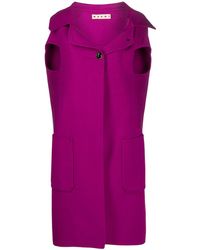Marni Mouwloze Jas - Roze